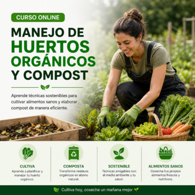 CURSO MANEJO DE HUERTOS ORGANICOS Y COMPOST