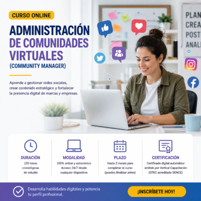 CURSO ADMINISTRACION DE COMUNIDADES VIRTUALES COMMUNITY MANAGER