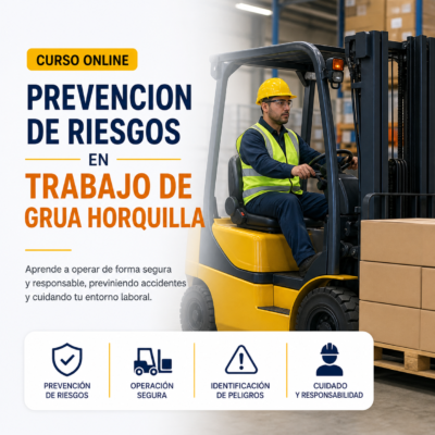 CURSO DE PREVENCION DE RIESGOS EN TRABAJO DE GRUA HORQUILLA