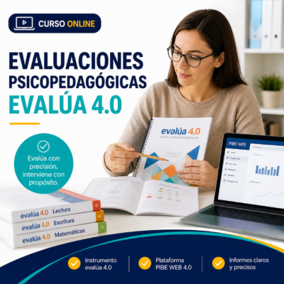 CURSO EVALUACIONES PSICOPEDAGOGICAS BATERIA EVALUA 4.0.