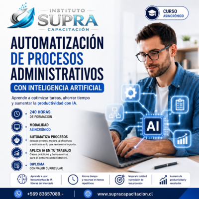 Automatización de procesos administrativos con inteligencia artificial.