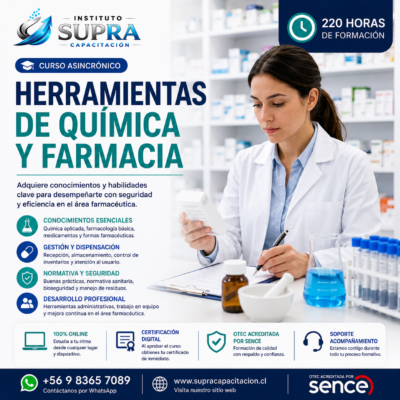 Herramientas de Quimica y Farmacia 220 horas